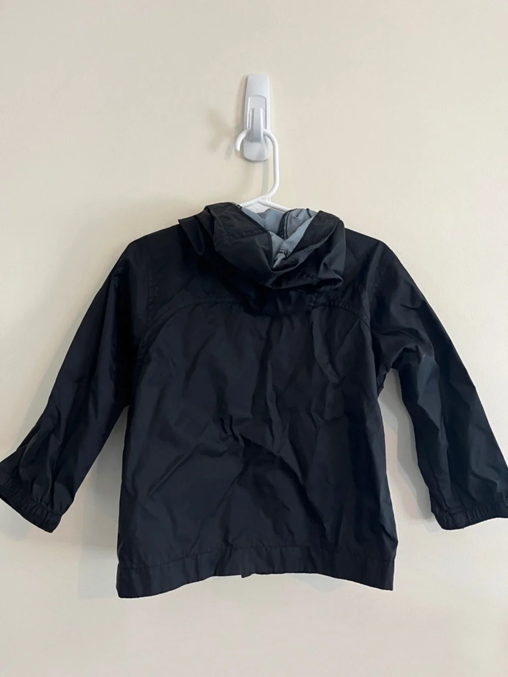 Columbia Rain Jacket Windbreaker Black 3T Zip Spring Casual Layer